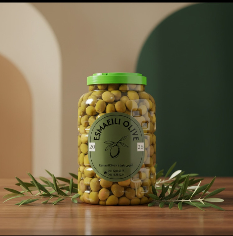 زیتون کنسروی مانزانیلا سوپر ویژه طارم 3کیلویی،سایز 7و8 گوشتی با هسته ریز.درشت ترین سایز فوق العاده،تضمینی